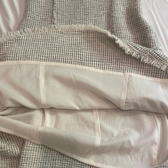 Rebecca Taylor Grey and White Tweed Dress - Picture 10 of 14